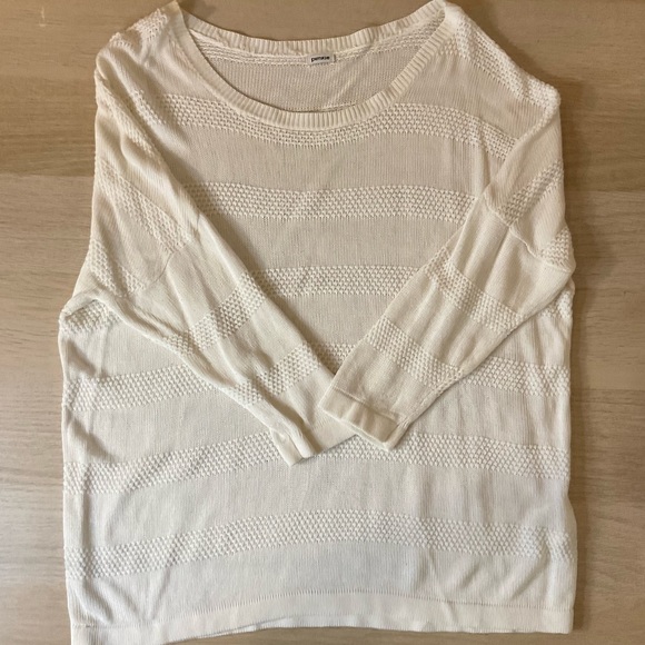 Cream Drop Shoulder Sweater - Picture 4 of 4